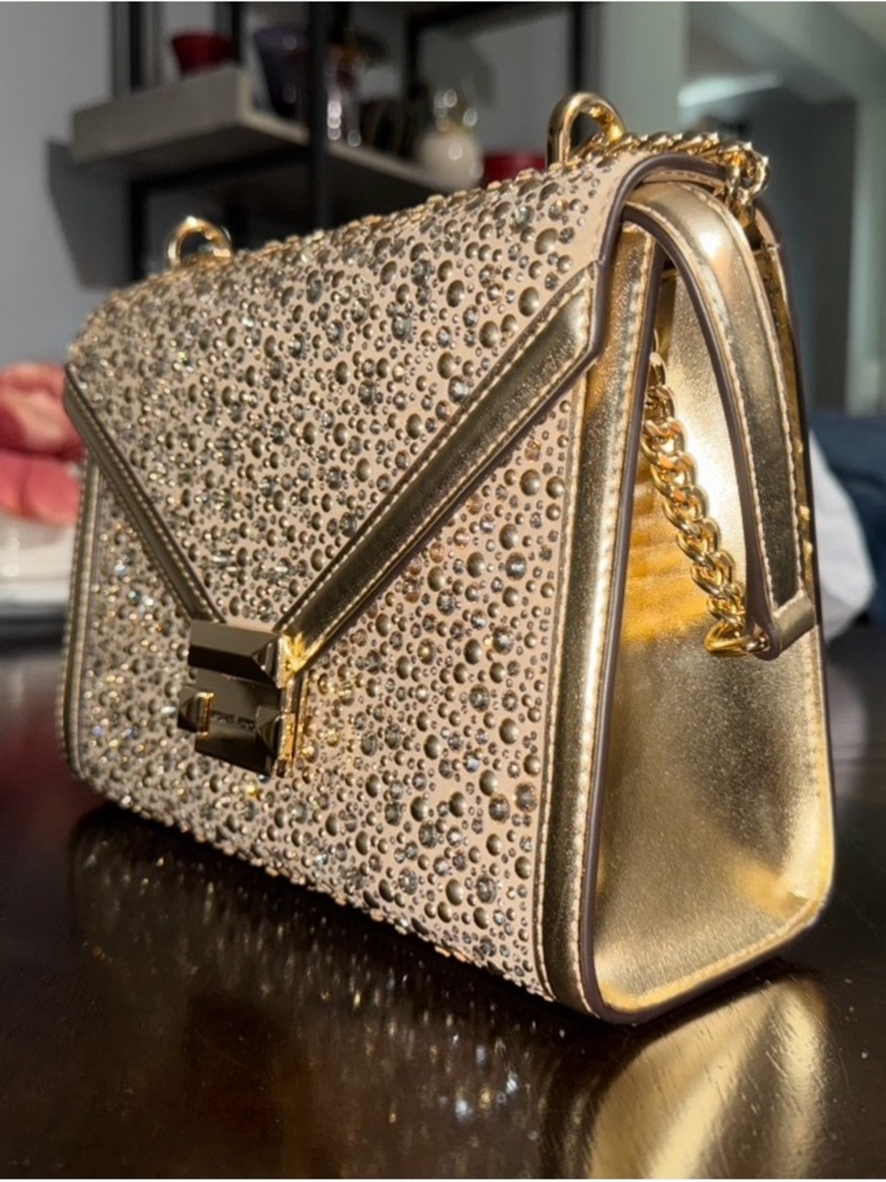 Gold Michael Kors Bag